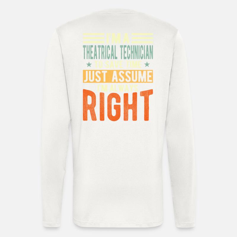 Theatre technician - Longsleeve - made by SPREAD  - OFF WHITE