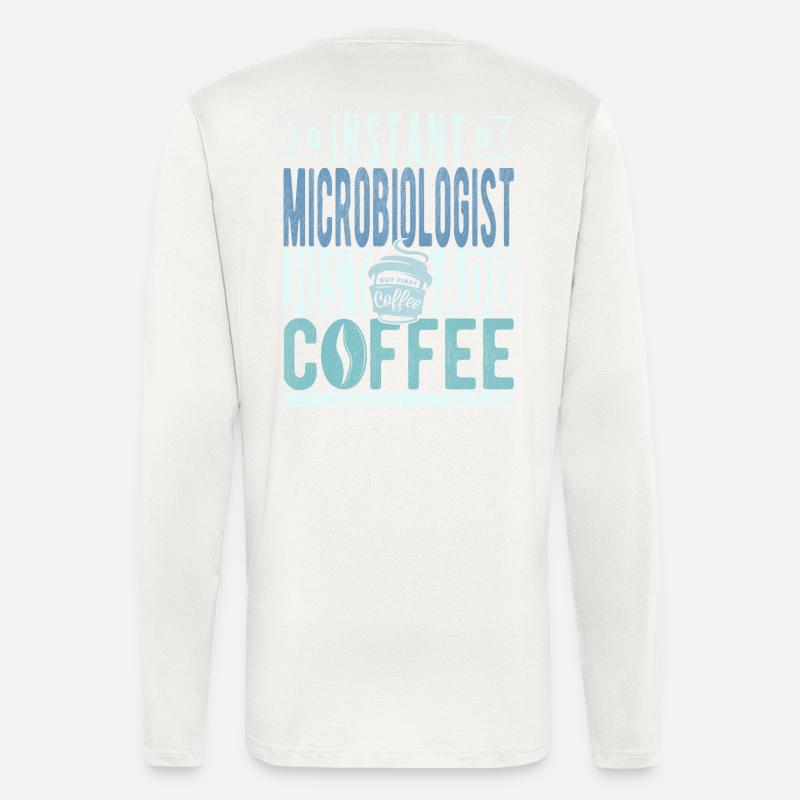 Microbiologist coffee saying - Longsleeve - made by SPREAD  - OFF WHITE