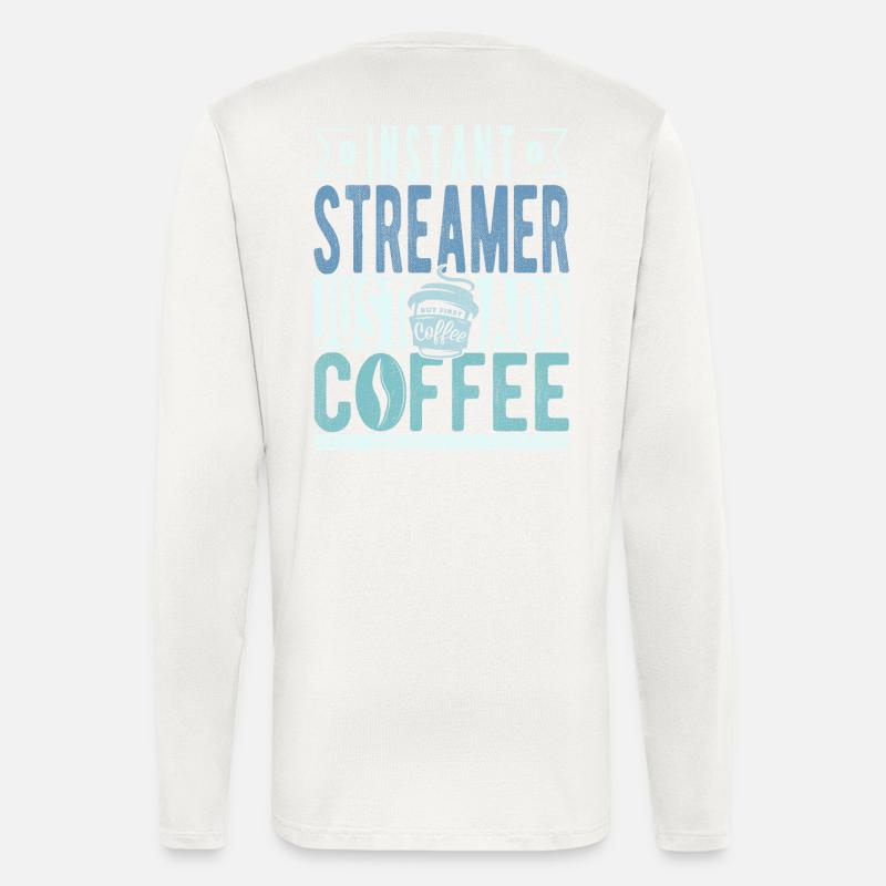 Streamer Coffee Saying - Longsleeve - made by SPREAD  - OFF WHITE