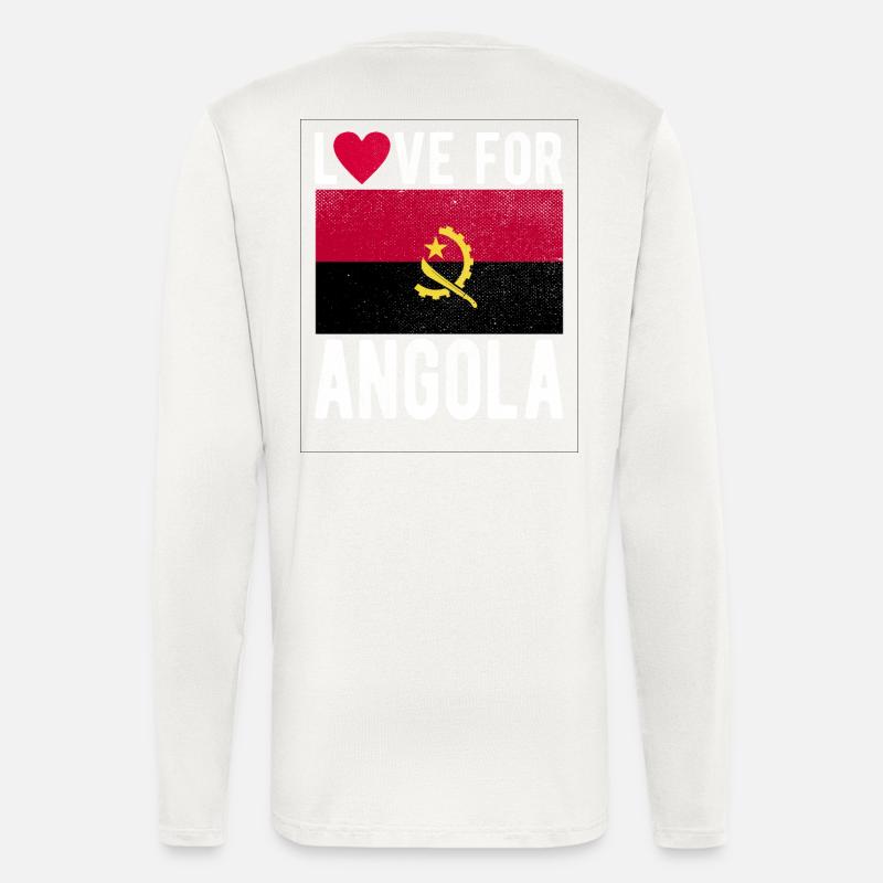 Angola Souvenir - Langarmshirt - made by SPREAD  - OFF WHITE