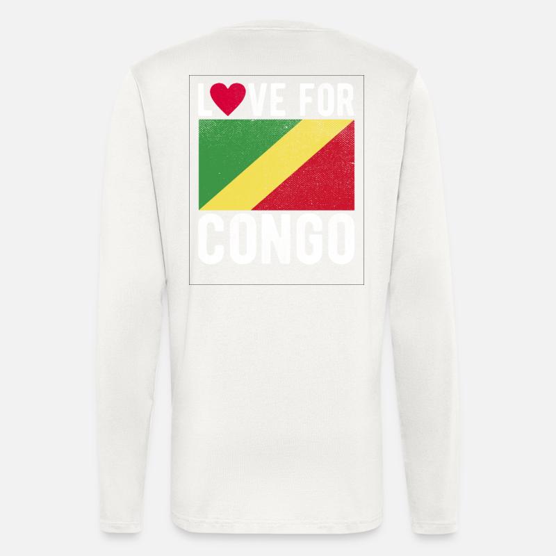 Kongo Souvenir - Langarmshirt - made by SPREAD  - OFF WHITE