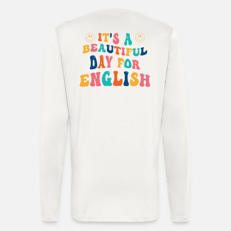 Englisch Studiengang Englischlehrerin - Langarmshirt - made by SPREAD  - OFF WHITE