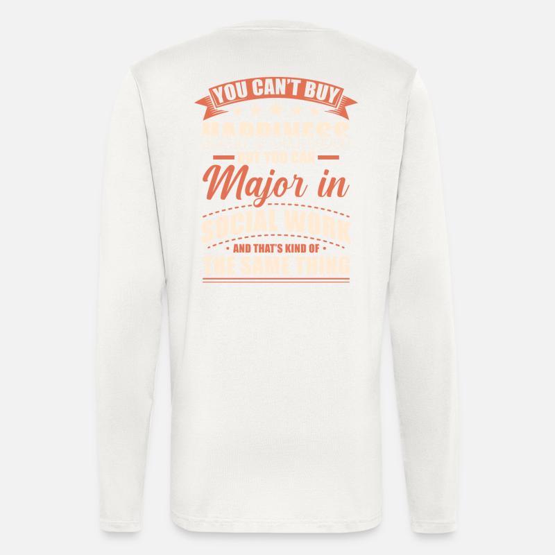 Social Work Degree - Longsleeve - made by SPREAD - OFF WHITE