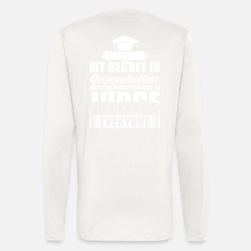 Communication Science Degree - Longsleeve - made by SPREAD  - OFF WHITE
