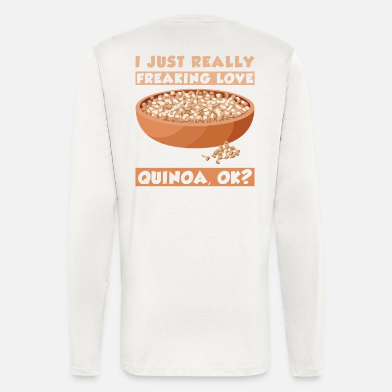 Quinoa Saying - Longsleeve - made by SPREAD - OFF WHITE