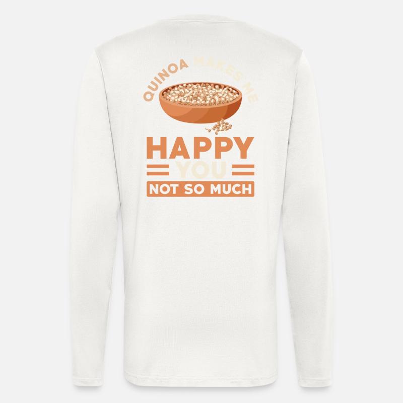 Quinoa Saying - Longsleeve - made by SPREAD  - OFF WHITE