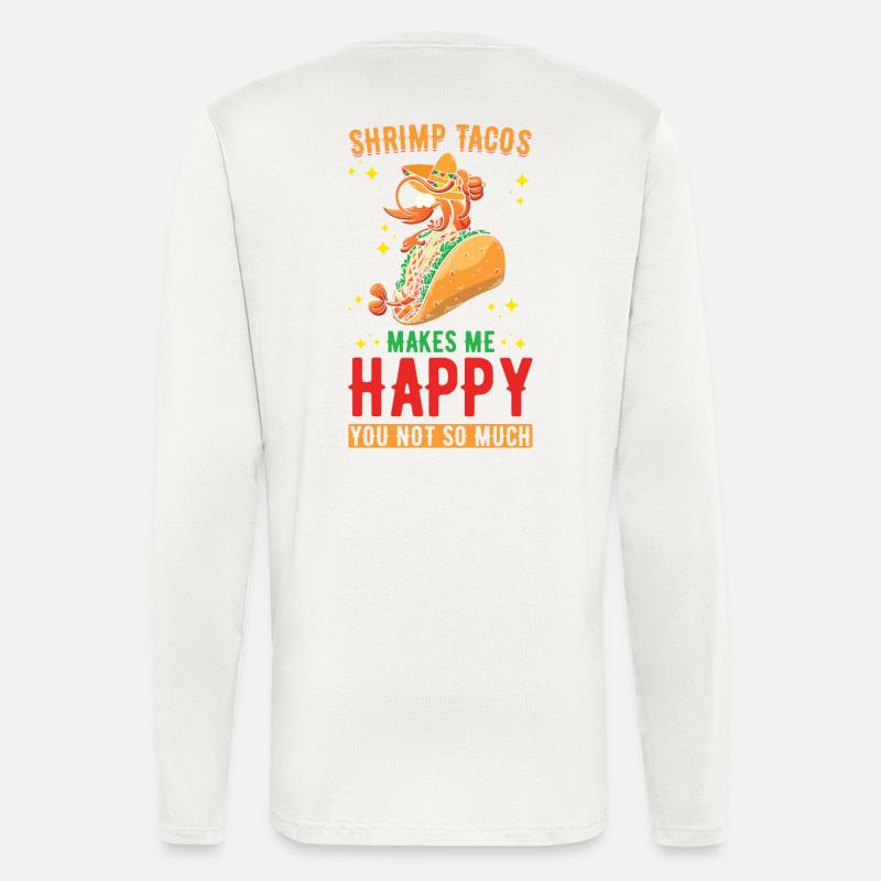Schrimp Tacos - Langarmshirt - made by SPREAD - OFF WHITE