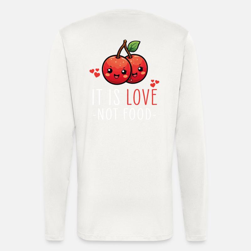 Kirschen Kawaii - Langarmshirt - made by SPREAD  - OFF WHITE
