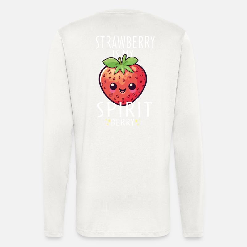 Strawberry Kawaii - Longsleeve - made by SPREAD  - OFF WHITE