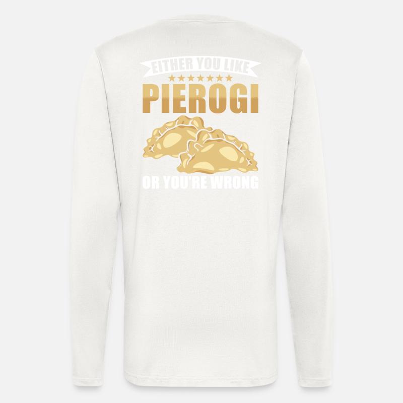 Pierogi dumplings - Longsleeve - made by SPREAD  - OFF WHITE