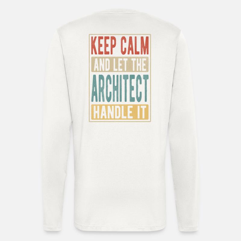 Architect Retro Gift - Longsleeve - made by SPREAD  - OFF WHITE