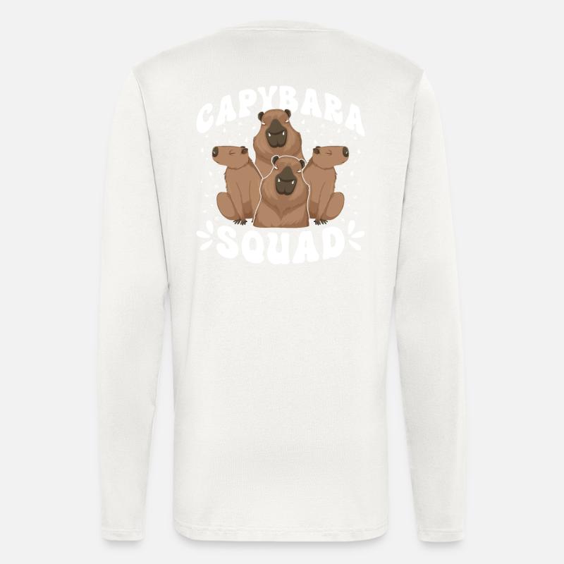Capybara Squad - Longsleeve - made by SPREAD  - OFF WHITE