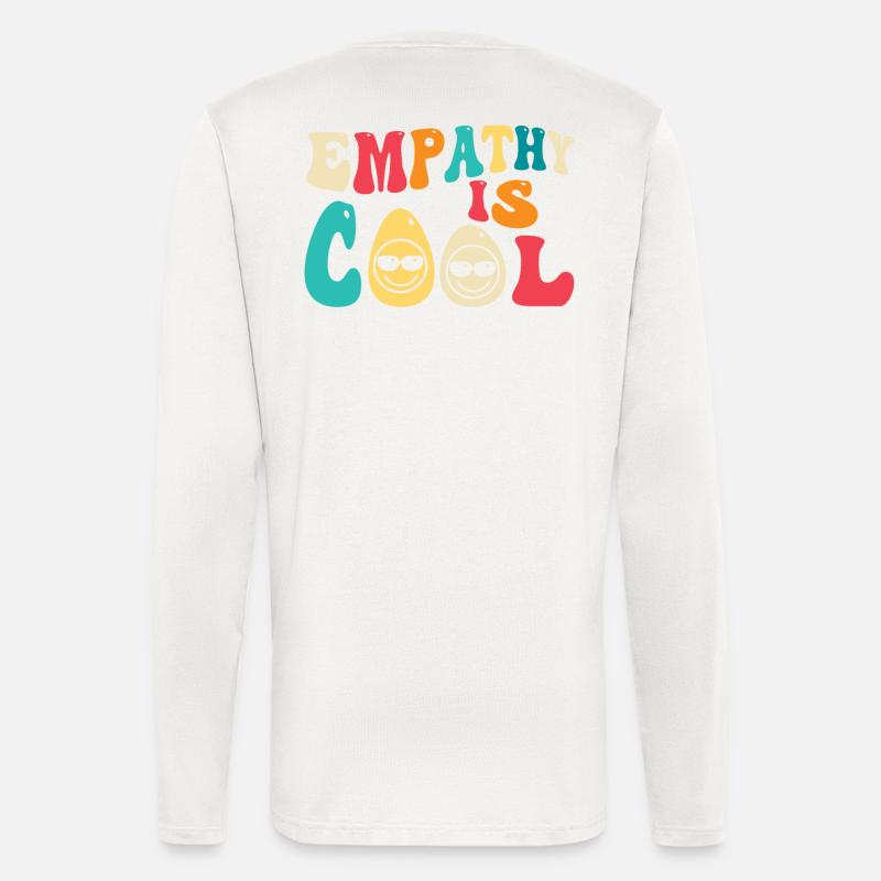 Empathie Ist Cool - Langarmshirt - made by SPREAD  - OFF WHITE