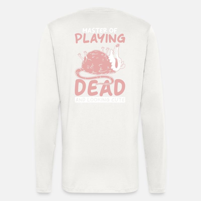Opossum Spruch - Langarmshirt - made by SPREAD  - OFF WHITE