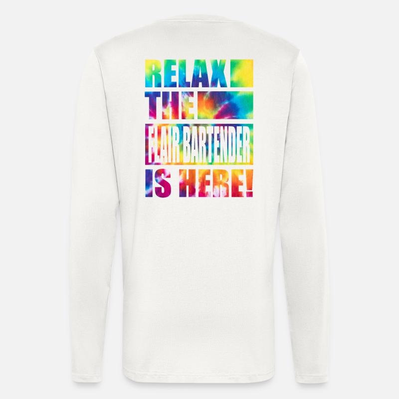 Flair Bartender Lustiger Spruch - Langarmshirt - made by SPREAD  - OFF WHITE