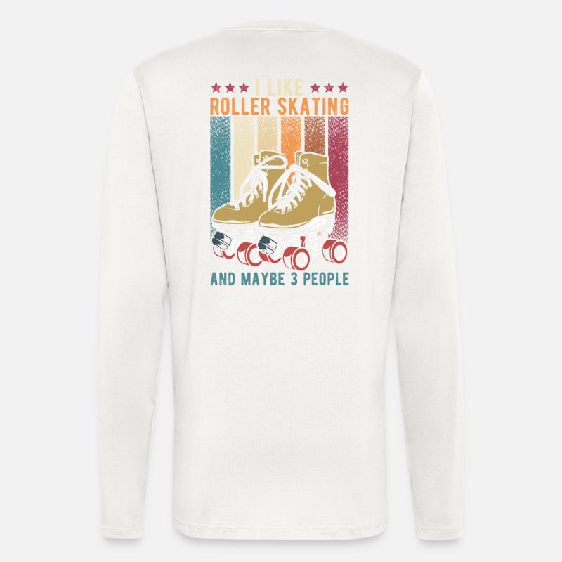 Roller Skating Retro - Longsleeve - made by SPREAD  - OFF WHITE