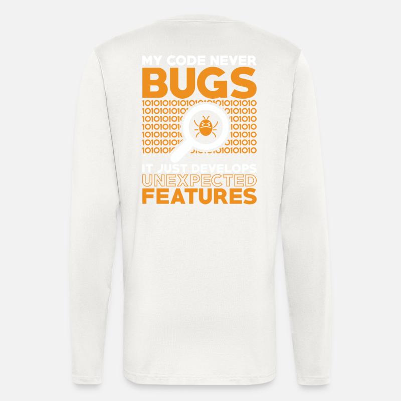 Programmierer Entwickler Coder Code - Langarmshirt - made by SPREAD  - OFF WHITE