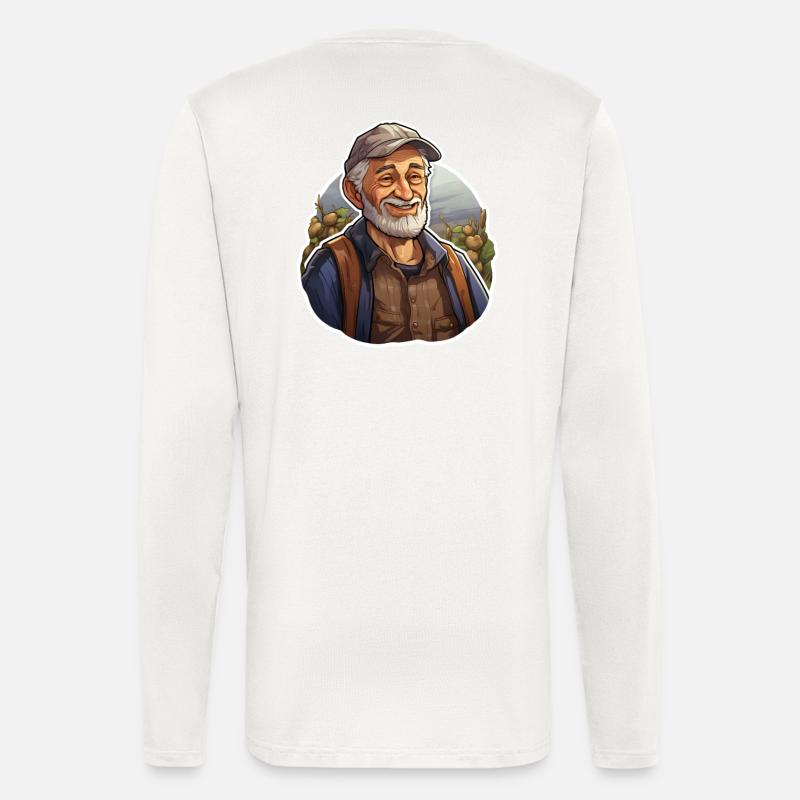 Farmer - Longsleeve - made by SPREAD  - OFF WHITE