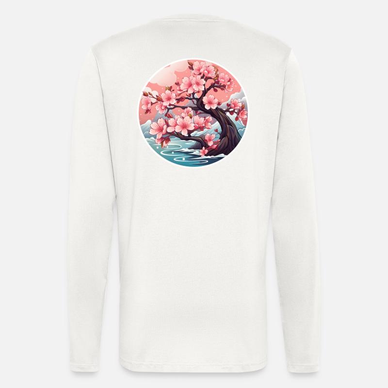 Cherry blossom tree - Longsleeve - made by SPREAD  - OFF WHITE