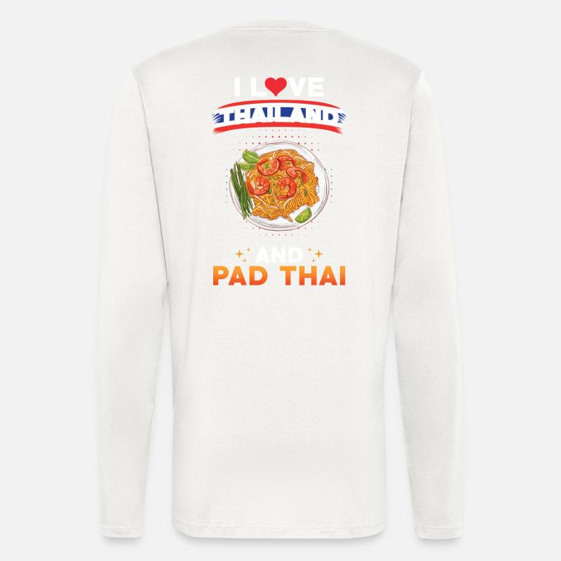 Pad Thai Thailand Thai Küche - Langarmshirt - made by SPREAD  - OFF WHITE