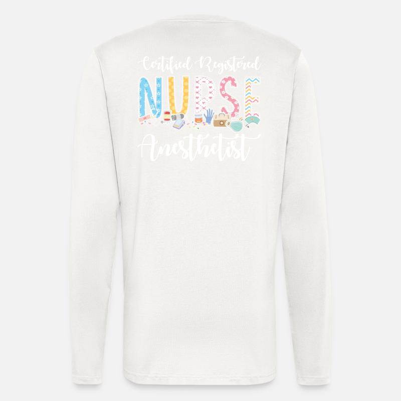 Certified Nurse Anesthesiologist - Longsleeve - made by SPREAD  - OFF WHITE