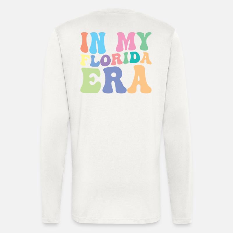 Florida Retro Groovy - Longsleeve - made by SPREAD  - OFF WHITE