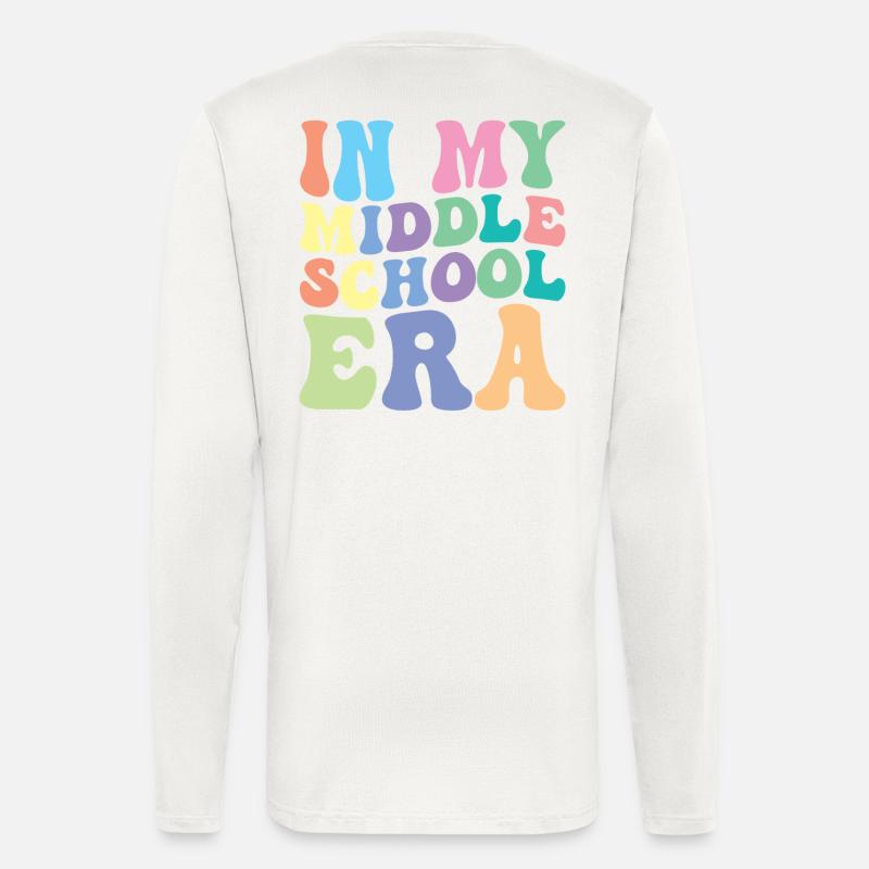 Realschule Retro Groovy Student - Longsleeve - made by SPREAD  - OFF WHITE