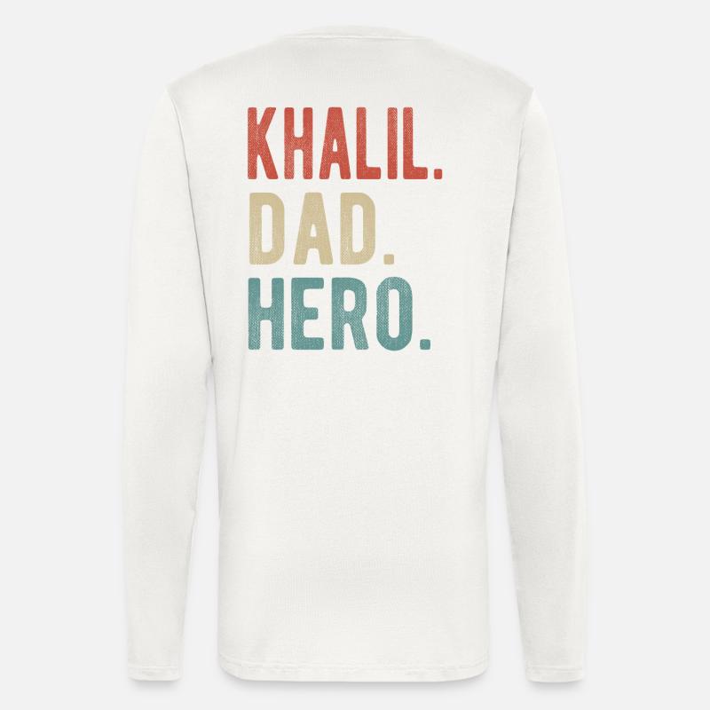 Khalil Papa Held - Langarmshirt - made by SPREAD - OFF WHITE