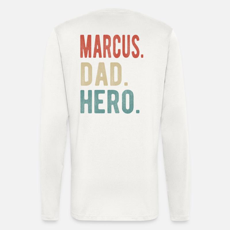 Marcus Papa Held - Langarmshirt - made by SPREAD  - OFF WHITE