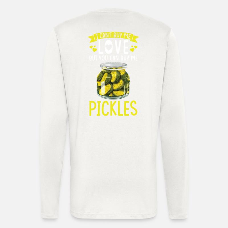 Pickles Lover Pickled Cucumber Gift - Longsleeve - made by SPREAD  - OFF WHITE