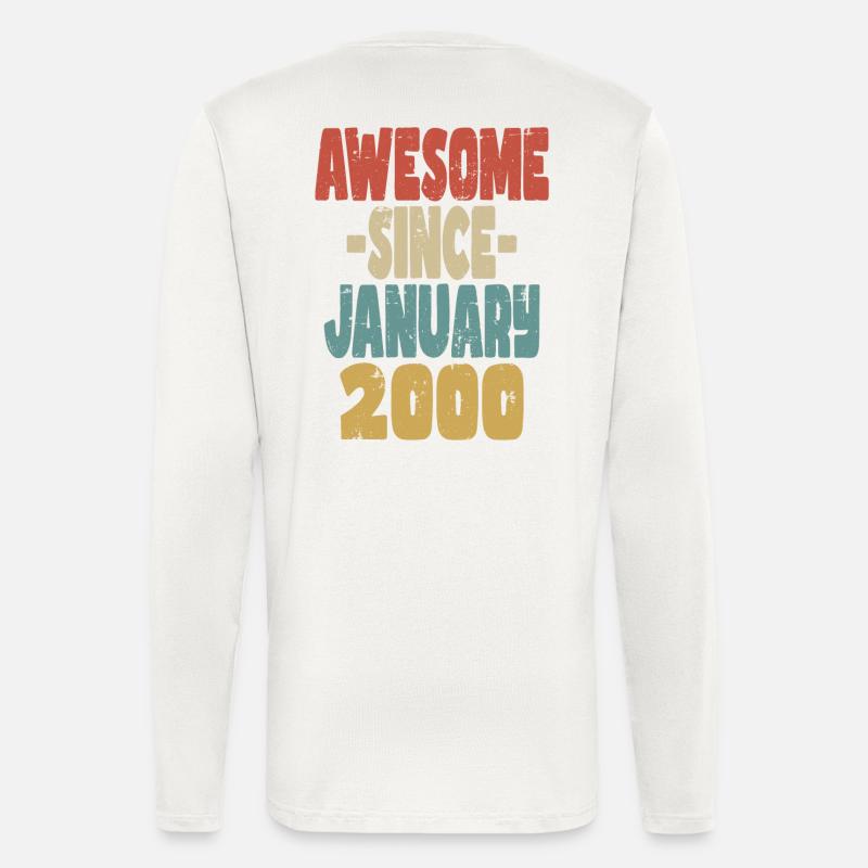 Awesome January 2000 - Longsleeve - made by SPREAD  - OFF WHITE