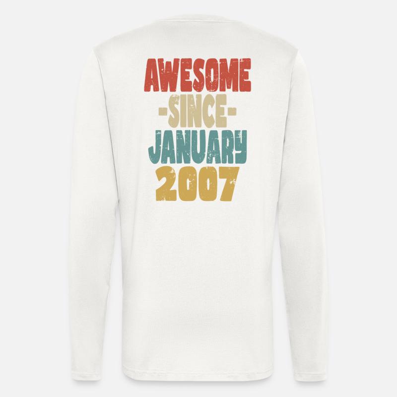 Awesome January 2007 - Longsleeve - made by SPREAD  - OFF WHITE