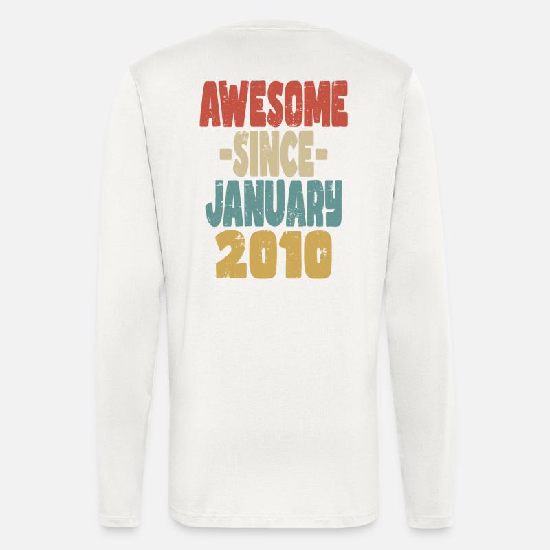 Awesome January 2010 - Longsleeve - made by SPREAD  - OFF WHITE