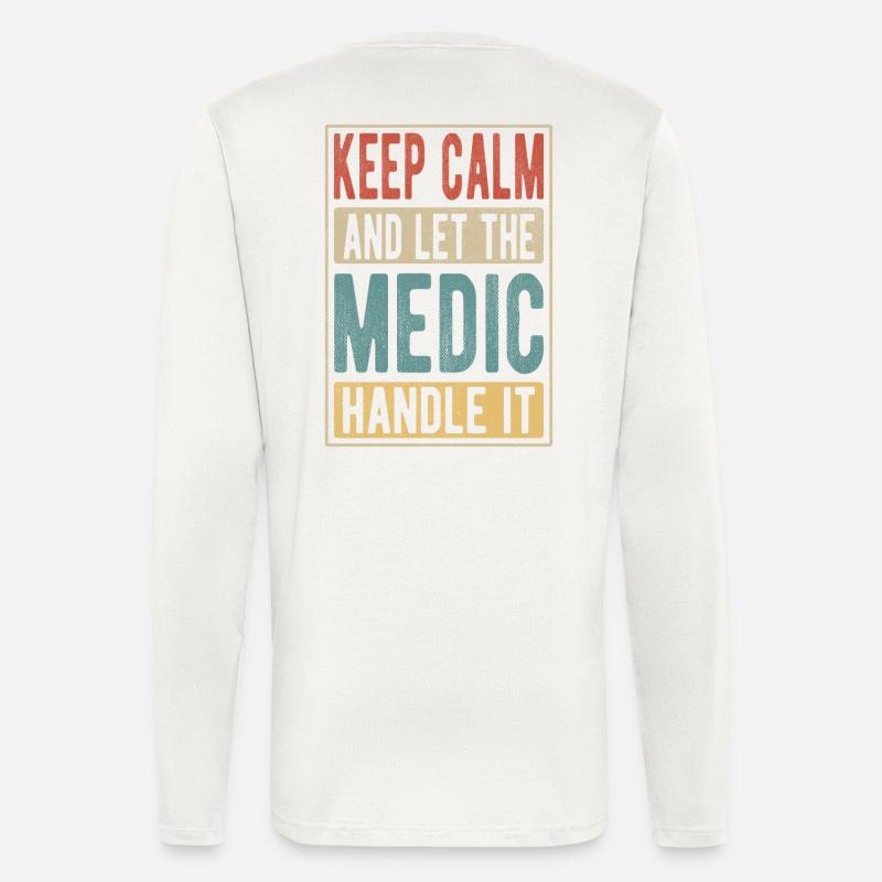 Medic Retro Gift - Longsleeve - made by SPREAD  - OFF WHITE