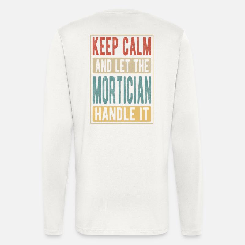 Mortician Retro Gift - Longsleeve - made by SPREAD  - OFF WHITE