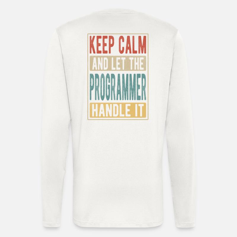 Programmierer Retro Geschenk - Langarmshirt - made by SPREAD  - OFF WHITE