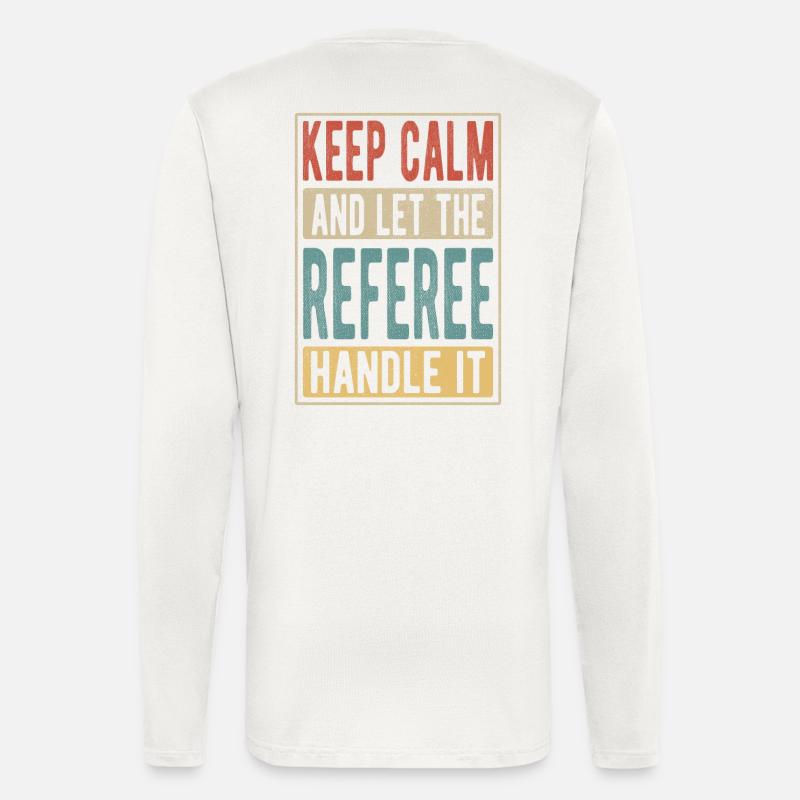 Referee Retro Gift - Longsleeve - made by SPREAD  - OFF WHITE