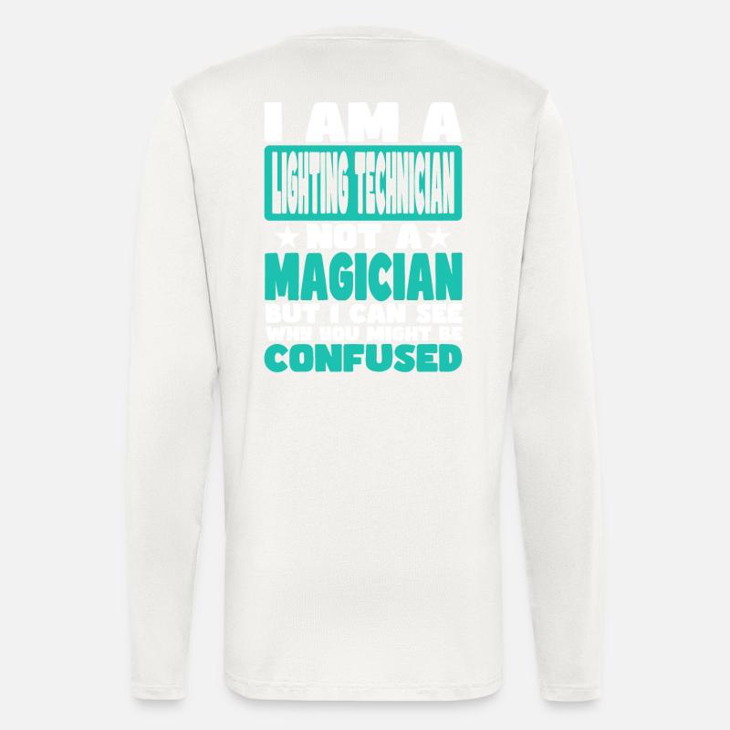 Lichttechniker - Langarmshirt - made by SPREAD  - OFF WHITE