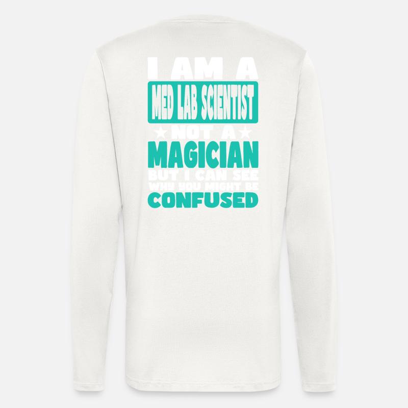 Med Lab Scientist - Langarmshirt - made by SPREAD  - OFF WHITE