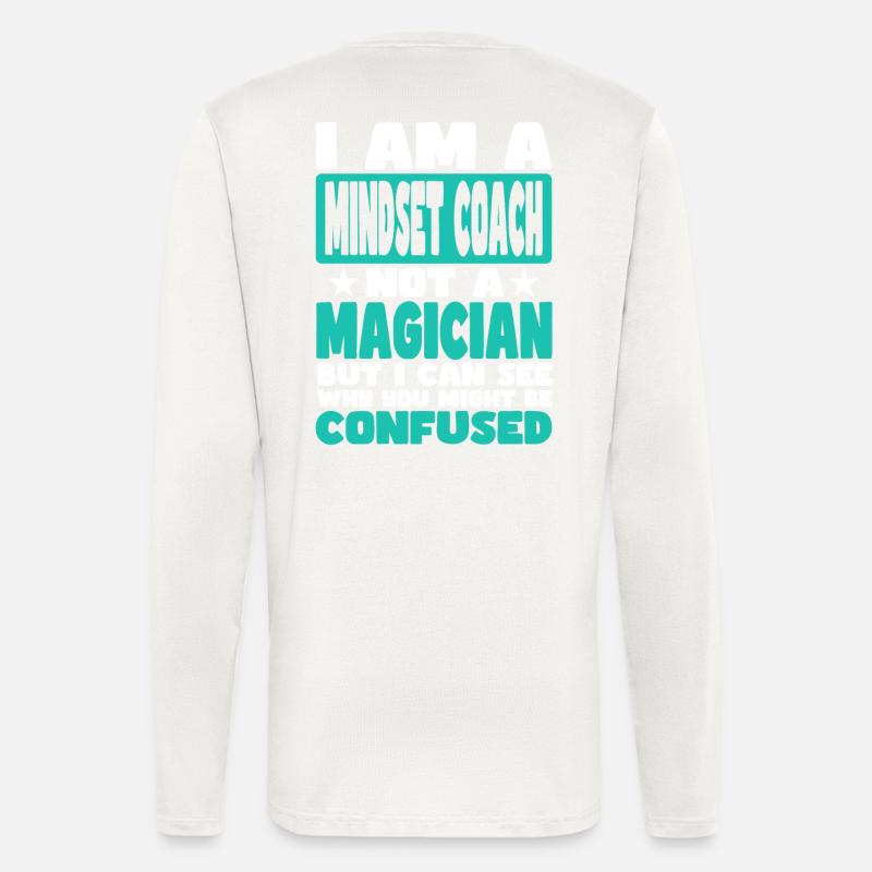 Mindset Coach - Langarmshirt - made by SPREAD  - OFF WHITE