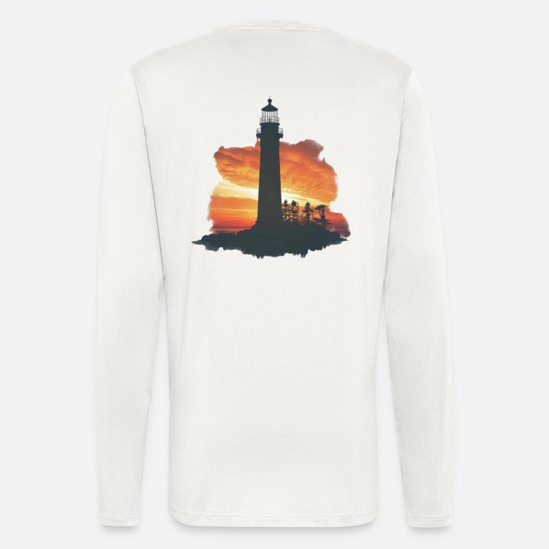 Leuchtturm - Langarmshirt - made by SPREAD  - OFF WHITE