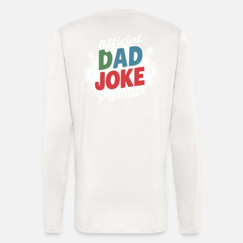 Offizieller Dad Joke Versorger - Langarmshirt - made by SPREAD  - OFF WHITE