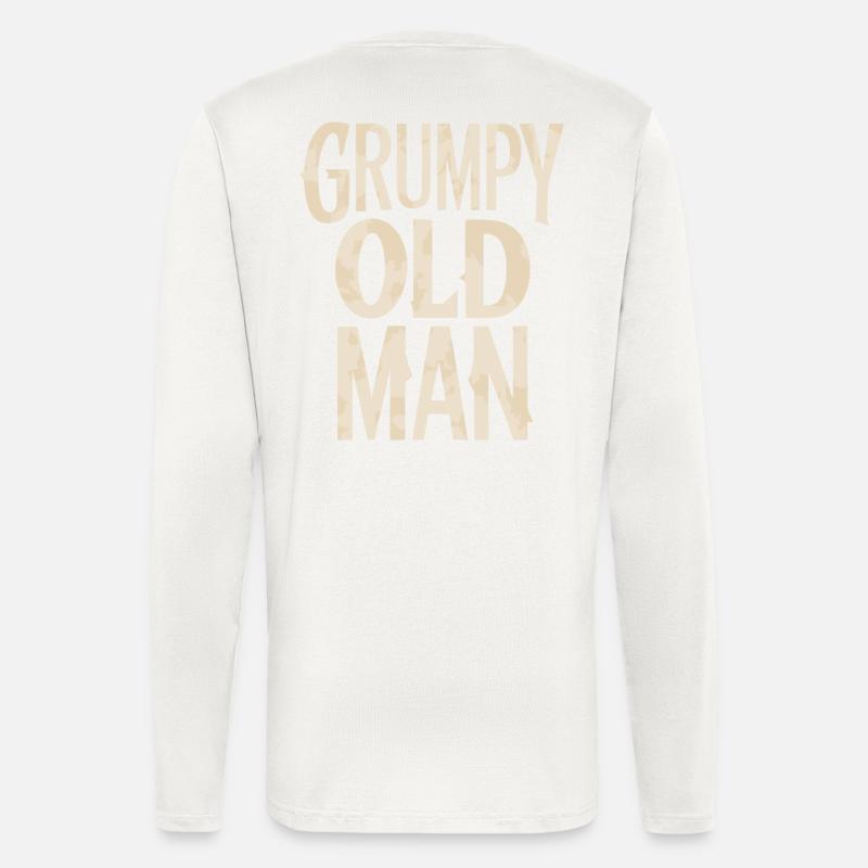 Grumpy Old Man Unverwechselbarer Stil - Langarmshirt - made by SPREAD - OFF WHITE