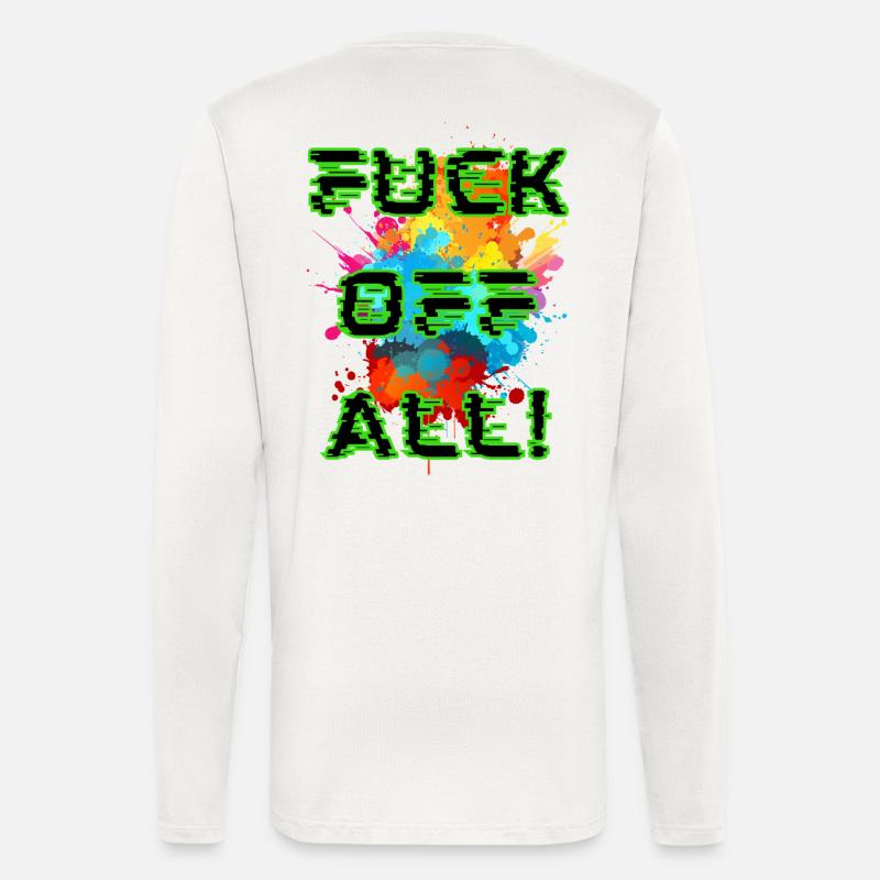 Punk-Farbexplosion - Langarmshirt - made by SPREAD  - OFF WHITE