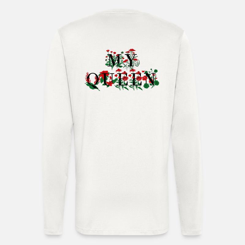 My Queen Partnershirt - Langarmshirt - made by SPREAD  - OFF WHITE