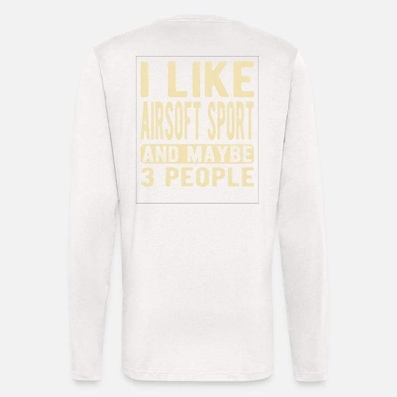 Airsoft Sport Saying - Longsleeve - made by SPREAD  - OFF WHITE