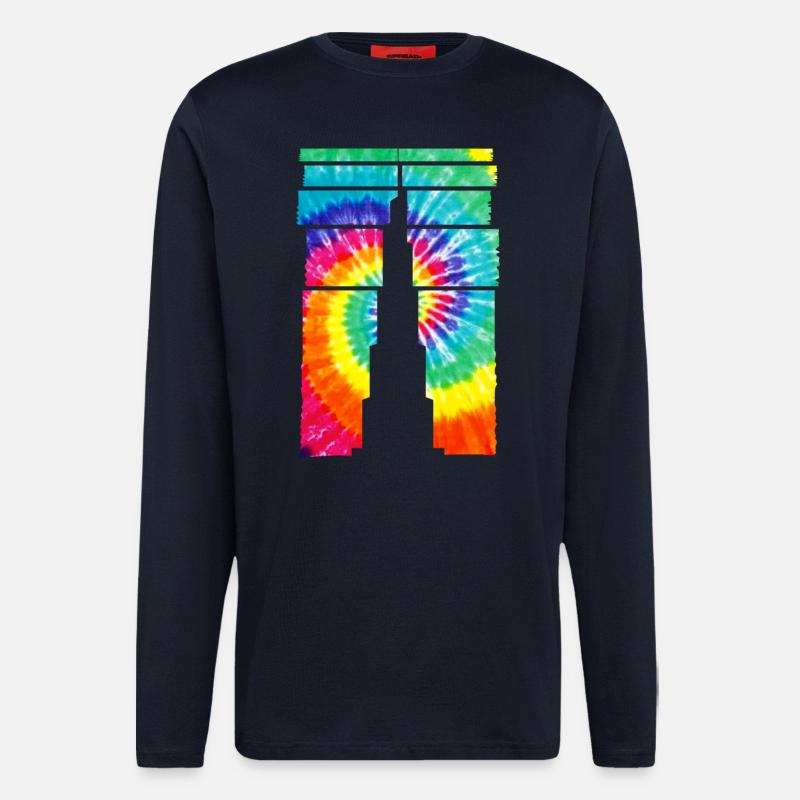 Dubai Souvenir Burj Khalifa - Longsleeve - made by SPREAD - DARK NAVY