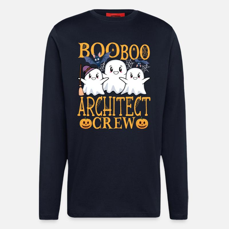 Architect uu Funny Architect - Longsleeve - made by SPREAD  - DARK NAVY