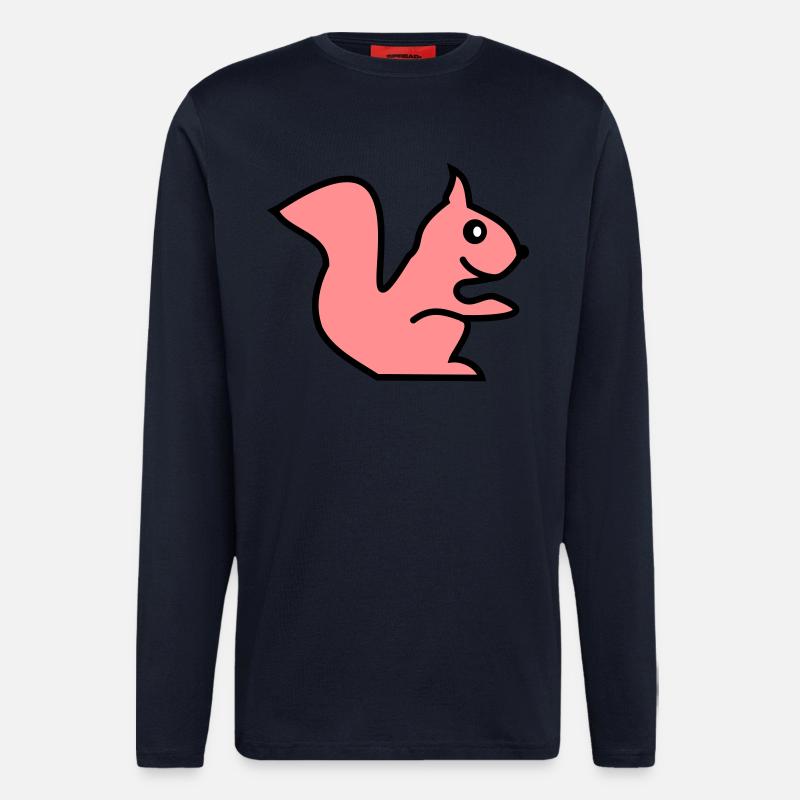 squirrel - Longsleeve - made by SPREAD  - DARK NAVY