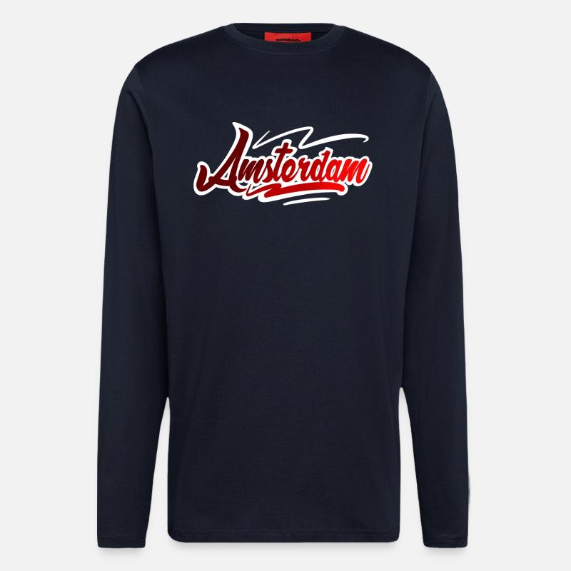 Amsterdam - Langarmshirt - made by SPREAD  - DARK NAVY